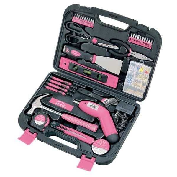 135 pc. Household Tool Kit Pink, Model DT0773N1
